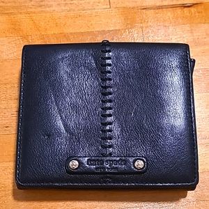 Kate Spade black leather wallet